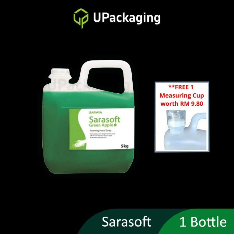 SARAYA Schaumseife Savon Sarasoft AF 1,2 Liter - Patrone mit Pumpe